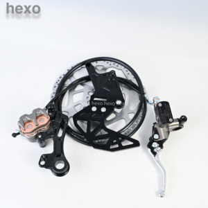 Support de frein à disque double HEXO pour Ultra Bee avec protection de disque - Kit de modernisation/amélioration pour <span class=keywords><strong>moto</strong></span> tout-terrain en alliage d'aluminium - Product Image 2