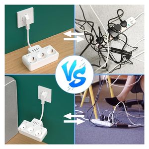 3 Outlet EU Power Strip <strong>with</strong> Individual <strong>Switches</strong> 3 USB Ports Extension Socket European <strong>Plug</strong> Wall Outlet CE ROHS KC Certified - Product Image 3