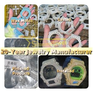 <span class=keywords><strong>Original</strong></span> Fabricant GA2100 Thorn Design Buss Down Watch Bezel Collection Custom Made Buss Down Watch Case Band Hip Hop - Product Image 6