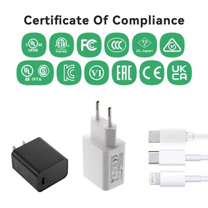 Merryking 5V/3A type c câble 20 watts <span class=keywords><strong>chargeur</strong></span> pd qc3.0 charge rapide usb c <span class=keywords><strong>adaptateur</strong></span> 20w type c <span class=keywords><strong>chargeur</strong></span> rapide avec emballage <span class=keywords><strong>pour</strong></span> <span class=keywords><strong>iphone</strong></span> - Product Image 2
