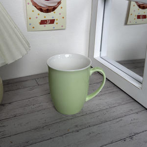 Tasse en céramique minimaliste nordique, couleur unie avec poignée, pour la maison, le bureau, le café, le petit-déjeuner, tasse à eau créative - Product Image 5