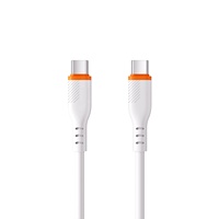 Câble de données Type-C 60W en TPE de 1 m, cuivre pur pour téléphone portable (iOS / Android)