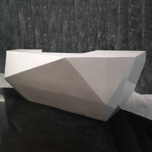 CR017 Artistic Luxury FRP Fire Retardant Checkout Counter <b>Bar</b> Counter for Retail Store Office CEO Room Event Venue Library - Product Image 2