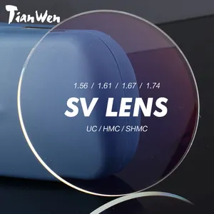 Wholesale Prices CR-39 Optical Lens CR 39 1.56/1.59PC/1.61/1.67 UV420 Ophthalmic Single Eyeglasses Lenses