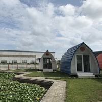 AH-FC5089 Chine Maison préfabriquée de luxe pour la cabine de maisons minuscules de station balnéaire