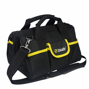 Sac de transport pour outils Zonade, 10-14 poches, fermeture à glissière, sangle convertible, sac de rangement pour outils d'électricien, sac à bandoulière - Product Image 1