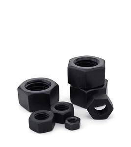 Écrou hexagonal métrique en nylon blanc et noir M2 - M20 - Product Image 2