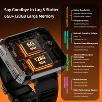 Montre connectée Android 4G T9 avec processeur MT6762, double caméra et 6 Go de RAM, 128 Go de stockage