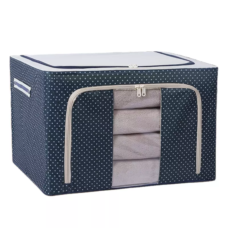 Высококачественная складная корзина для хранения одежды, корзина для хранения из хлопчатобумажной ткани