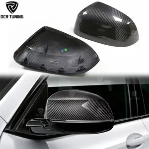 For BMW X3 G01 X4 G02 X5 G05 X6 G06 X7 G07 Dry Carbon Fiber Side Mirror Cover Rearview Mirror Housing Casing Replacement Type