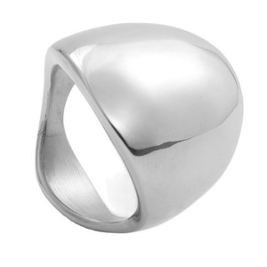 Men's Geometric Titanium Steel <b>Ring</b> <b>Silver</b> Retro Punk Style Fashion Jewelry Gift - Product Image 4