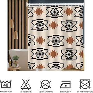 Boho <span class=keywords><strong>Motif</strong></span> Abstrait Géométrique Vintage <span class=keywords><strong>Rideau</strong></span> <span class=keywords><strong>De</strong></span> <span class=keywords><strong>Douche</strong></span> Polyester Imperméable Salle <span class=keywords><strong>De</strong></span> Bains <span class=keywords><strong>Rideau</strong></span> <span class=keywords><strong>De</strong></span> <span class=keywords><strong>Douche</strong></span> - Product Image 5