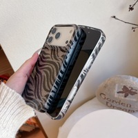Coque de téléphone IMD à paillettes motif zèbre pour iPhone 18 Pro, motif animalier tendance, antichoc, pour iPhone 17 18 Pro Max