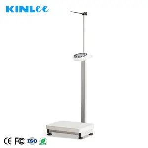 200KG Large Capacity Height Weight Scale Smart Digital Electronic Weighing Scale With Height Measuring Ruler