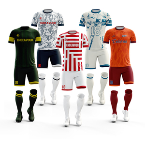 Easy Care Sublimation Soccer Jersey Free Design Quickdrying Soccer Sports Wear For Team - Product Image 6