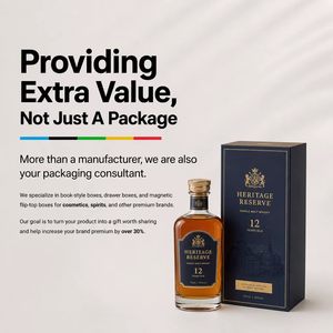 Caja <span class=keywords><strong>de</strong></span> Regalo Magnética Rígida Personalizada al por Mayor con Logotipo en Lámina Dorada, Embalaje <span class=keywords><strong>de</strong></span> Cartón con Tapa Abatible para Vino, Té y Regalos Empresariales - Product Image 1
