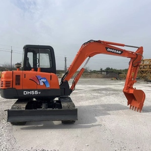 Mini-excavatrice d'occasion Doosan DH55 DH55-V 2024 d'origine coréenne, 5T 5,5 tonnes, petit modèle, prix bas, en stock - Product Image 1