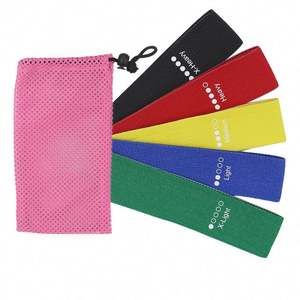 Juego de bandas de resistencia 5 bandas de ejercicio de látex con 5 niveles de resistencia bandas amigables con la piel para ejercicio en casa entrenamiento de fuerza Yoga - Product Image 1