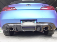Nuevo Difusor Trasero de Fibra de Carbono Estilo DP, Parachoques Adicional Atornillable NS-G37-3 para Infiniti G37 Coupé 2008-2013, Modificación/Actualización