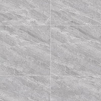 Carrelage en porcelaine aspect marbre gris classique 800x800mm, facile à nettoyer, imperméable, pour sol, mur, salon, hôtel