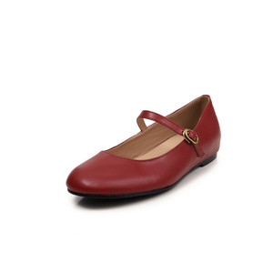 Zapatos Planos de <span class=keywords><strong>Bailarina</strong></span> para Mujer, Transpirables, a la Moda, Cómodos, de Cuero Genuino, al por Mayor, Personalizados - Product Image 4