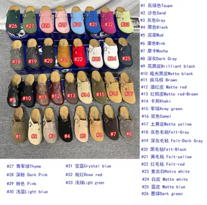 2026 Vente en gros Allemagne Meilleure Qualité Birkentocks Tocks Germany Sandale plate d'extérieur, mule, cuir, daim, semelle en liège, sabot solide - Product Image 6