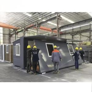 Villa 2 3 Bedroom Wooden Sandwich Panel Expandable Container <b>House</b> Kitchen Living Shipping Prefabricated Mobile Home Tiny Hotel - Product Image 2