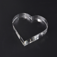 HDW Fabricant Vente en gros Cadre photo en cristal K9 personnalisé et décoration en forme de cœur pour les mariages et les événements
