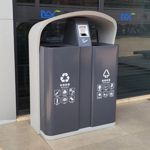 Cestino per rifiuti in acciaio zincato, - Product Image 3