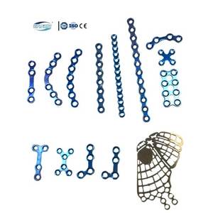 Piastra maxillo-facciale in titanio con impianti chirurgici ortopedici medici di alta qualità - Product Image 2