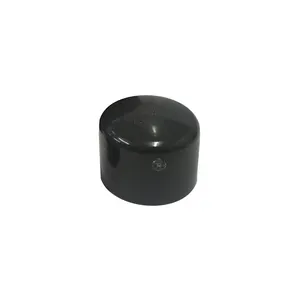 DIN hitam standar DN20 3/4 "plastik UPVC PVC pipa Fitting ujung bulat tutup