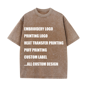 Custom 230grams Hip Hop Printing Vintage O-<b>Neck</b> <b>High</b> Street Wear 100% Cotton Batik Acid Washed Men's <b>T</b> <b>Shirt</b> - Product Image 3