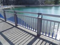 304 acier inoxydable câble clôture barrières de circulation fabricant passage supérieur paysage balustrade rivière corde sécurité garde-corps