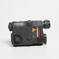 Étui de batterie de style FMA AN/PEQ-15, nylon tactique, lumière laser IR rouge, LED blanche pour éclairage d'arme TB495