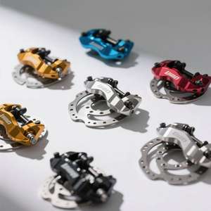 Pièces de vélo de montagne en aluminium et fibre de carbone usinées avec précision, guidon central CNC personnalisé - Product Image 3