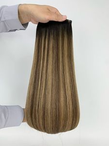 Nuove Extension per Capelli Genius Weft Morbide e Leggere, Doppio Filamento, Stile Liscio Setoso, 100% Capelli Umani Vergini Europei Remy - Product Image 5
