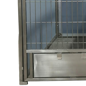 Köpekler kulübesi toptan özelleştirmek metal evcil kafes ağır veteriner köpek kulübesi köy run dayanıklı rüzgar geçirmez yeni köpekler kulübesi - Product Image 6