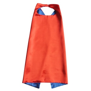 ชุดเสื้อคลุมและหน้ากากสองชั้นแบบกลับด้านได้สำหรับเด็กซูเปอร์ฮีโร่สีทึบสำหรับปาร์ตี้วันเกิดคอสเพลย์ฮาโลวีน - Product Image 2