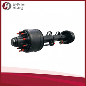 Nouvel essieu de remorque de type allemand, essieu relevable, 10 tonnes, suspension pneumatique pour remorque multi-essieux à usage intensif - Product Image 6