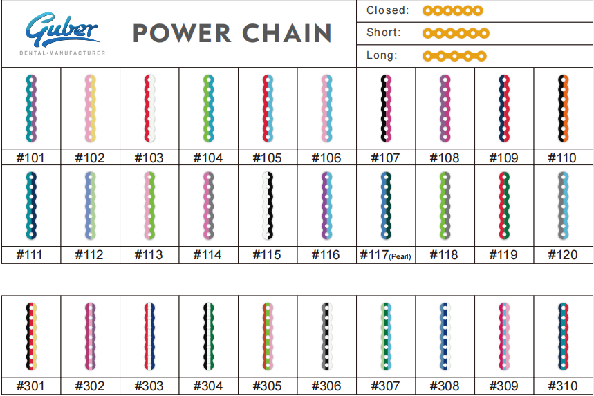 double triple color power chain
