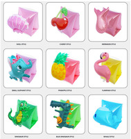 Manchons gonflables en PVC en forme d'animal Flotteur de bras de natation pour enfants Brassard gonflable de sécurité pour enfants de 3 à 6 ans Flotteur de piscine pour bébé