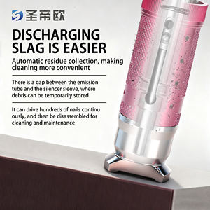 Pistola de Clavos para Concreto de Acero de Alta Velocidad, Pistola de Clavos Neumática Inalámbrica Ligera y Portátil para Fijación de Techos - Product Image 4