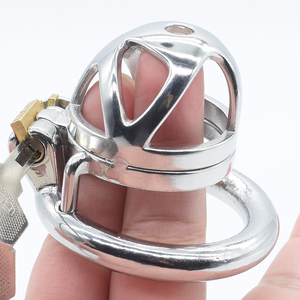 กรงอวัยวะเพศชายขนาดเล็กแบบสั้น,กรงไก่เล็กสำหรับผู้ชายการสำเร็จความใคร่ด้วยตนเอง - Product Image 1