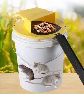 Piège à souris et rats pour intérieur et extérieur, avec couvercle basculant, outil de capture de souris, réinitialisation automatique et glissière, piège à souris et rats sans cruauté - Product Image 2