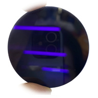 Filtre de lentille en verre noir transmettant les UV ZWB3 de qualité supérieure pour lampe torche UV 365 nm, compatible avec les longueurs d'onde 255 nm, 275 nm, 295 nm, 310 nm, 320 nm, 340 nm, 365 nm
