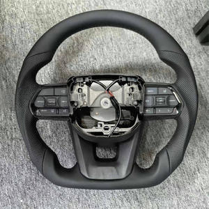 Volant en cuir pour <span class=keywords><strong>Toyota</strong></span> LC300 Land Cruiser Hilux <span class=keywords><strong>Gr</strong></span> Fortuner camry MK5 A90 79 Series <span class=keywords><strong>corolla</strong></span> GT - Product Image 1