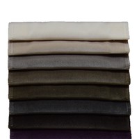 Tissu d'ameublement en polyester tissé velours coupé, sergé doux, ignifuge, pour rideaux et décoration textile de maison, en stock du fabricant.