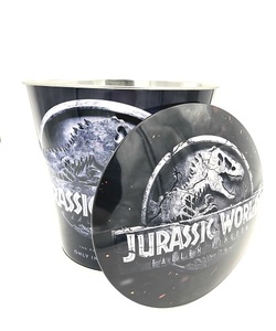 DADI 130oz Candy <strong>Tin</strong> <strong>Bucket</strong> for Food Packaging 3.8L Custom Design Cinema Popcorn <strong>Tin</strong> <strong>Bucket</strong> with Handle and Lid - Product Image 4