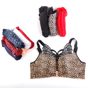 Sujetador Push-Up Inalámbrico con Cierre Frontal, Bralette Escotado para Mujer, Transpirable, Ecológico, Tallas Grandes, Spandex/Algodón - Product Image 2