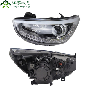 Phares avant LED super lumineux (12V, numéros de pièce : 92101-<span class=keywords><strong>1R520</strong></span>, <span class=keywords><strong>92102</strong></span>-<span class=keywords><strong>1R520</strong></span>) pour Hyundai Accent (années-modèles 2014-2016) - Product Image 2